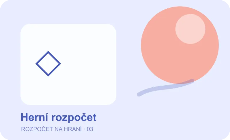 Světlá ilustrace s herním symbolem pro srovnání možností