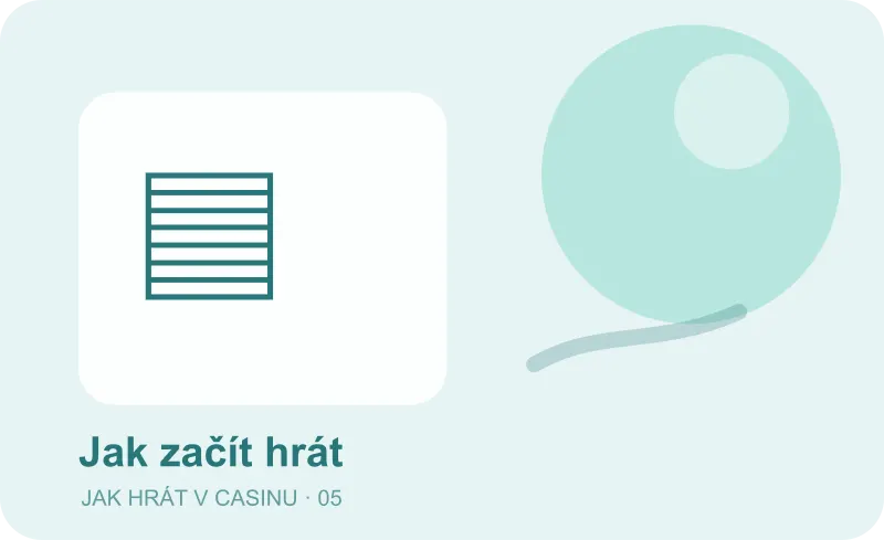 Souhrnná ilustrace tématu s abstraktním herním symbolem