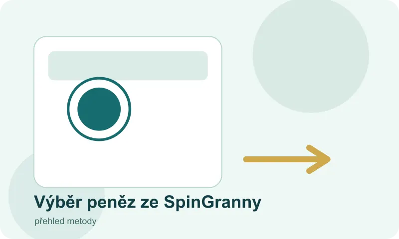 Schéma žádosti o výběr peněz ze SpinGranny
